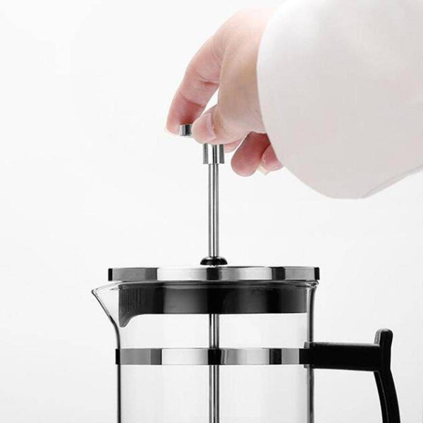 Glass French Press Brewer Green Man Coffee Co. Preferred - Green Man Coffee