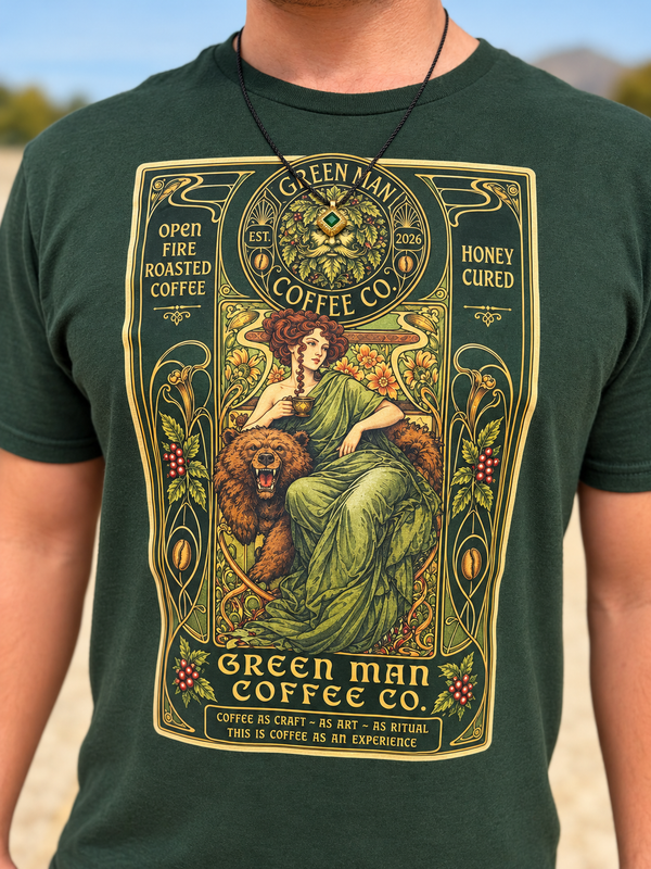 T-shirt - Green Man Coffee