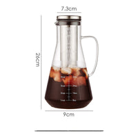 Green Man Premium Glass Cold Brew Filter Pot