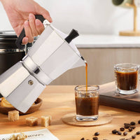 Green Man Special 3-Cup Italian Moka Pot – 180 ml Stovetop Espresso Maker