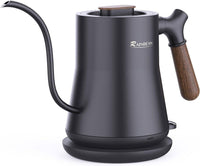 Green Man Coffee Stainless Gooseneck Kettle