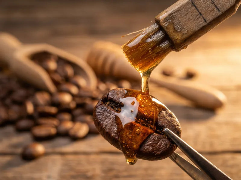 Green Man Coffee honey seal process